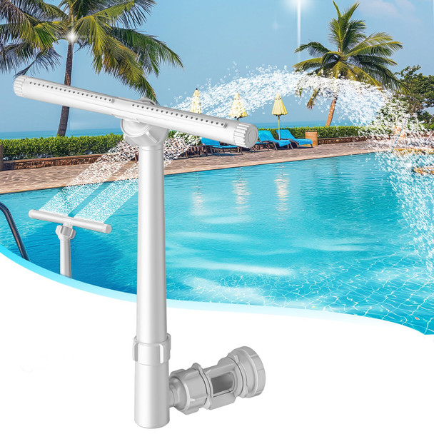 Pool Fountains Above and In-Ground Pools Dual Spray High Pressure Pool Sprinkler