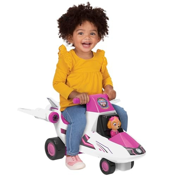 JAKKS PACIFIC PAW PATROL PUSH RIDE ON THE MIGHTY MOVIE SKYE'S MIGHTY JET - WHITE