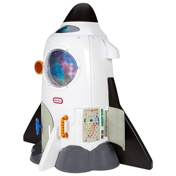 Little Tikes Adventure Rocket Realistic Space Astronaut Pretend Role Play -White