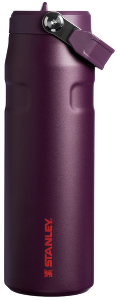 STANLEY BOTTLE WITH FLIP STRAW LID 24 OZ - PLUM