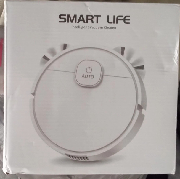 SMART LIFE INTELLIGENT MINI ROBOT VACUUM HARD FLOOR CLEANER - WHITE