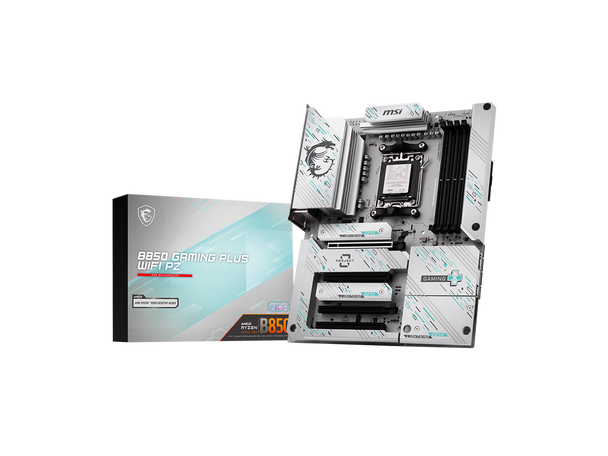 MSI B850 GAMING PLUS WIFI PZ AM5 AMD B850 ATX Back-Connect motherboard, 12+2+1