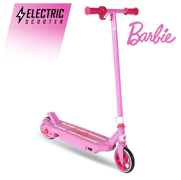 HYPER KIDS ELECTRIC SCOOTER SPEED BARBIE JAMMER 12 VOLT BATTERY POWERED - PINK New