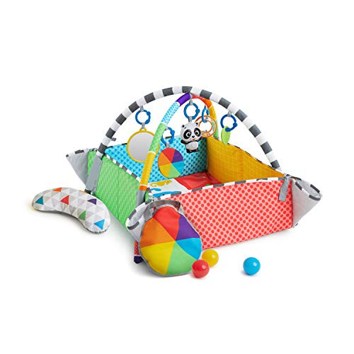BABY EINSTEIN PATCH'S PLAYSPACE ACTIVITY MAT & BALL PIT GYM MUSIC-MULTICOLOR