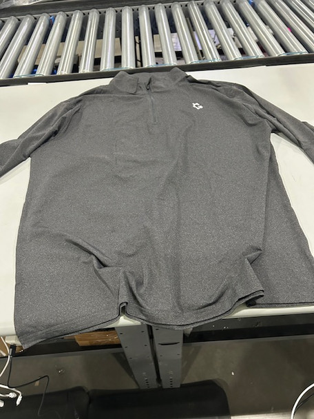 JUMGEAR-LIFE QUARTER ZIPPER PULLOVER SWEAT SHIRT - SIZE: MEN 2XL - DARK GRAY JUMGEAR-LIFE QUARTER ZIPPER PULLOVER SWEAT SHIRT - SIZE: MEN 2XL - DARK GRAY