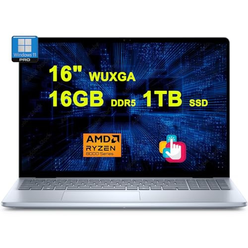 DELL INSPIRON 16 5645 16" 1920X1200 FHD TOUCH AMD RYZEN 7 8840U 16GB 1TB SSD