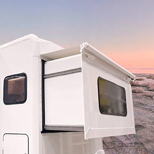 AWNLUX WHITE MODULAR SLIDE TOPPER AWNING SLIDE OUT PROTECTION RVS 11' 11-W