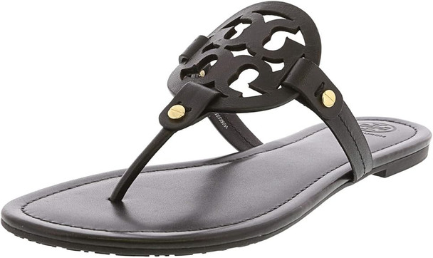 TORY BURCH WOMEN'S MILLER EMBELLISHED SANDALS - SIZE: WOMEN 11 - MATTE BLACK