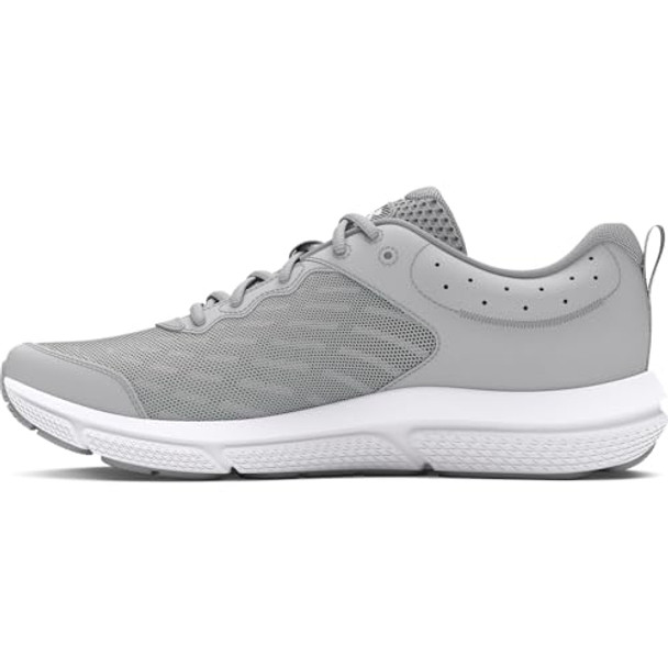 Under Armour Men's Charged Assert 10 Running Shoe - Gray-White - Size 7.5 Under Armour Men's Charged Assert 10 Running Shoe - Gray-White - Size 7.5