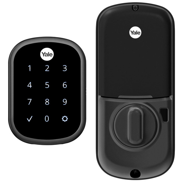 Yale Assure Touchscreen Smart Lock Deadbolt R-YRD256-NR-BSP - Black Suede