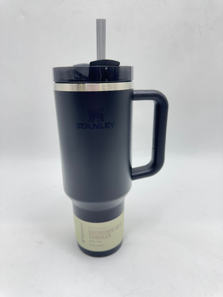 STANLEY QUENCHER H2.0 TUMBLER WITH HANDLE, STRAW 40 OUNCE - BLACK 2.0 New