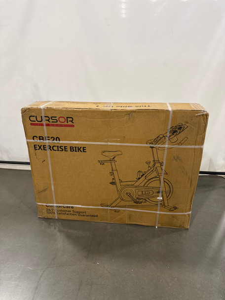 CURSOR FITNESS EXERCISE BIKE EQUIPMENT HOME USE - BLACK