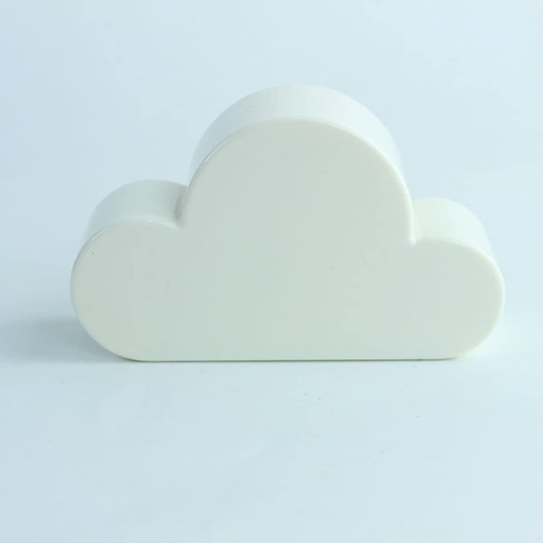 Hyzone Creative and Colorful Decorative Cloud-Shaped Magnet Keychain - White