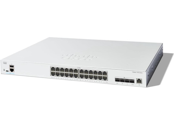 Cisco Catalyst 1300 C1300-24XT Layer 3 Switch, 20 Ports - Manageable - Gigabit