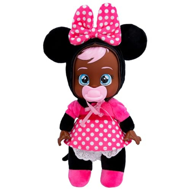 CRY BABIES DISNEY 9" PLUSH BABY DOLL TINY CUDDLES MINNIE MOUSE - SIZE 9" New CRY BABIES DISNEY 9" PLUSH BABY DOLL TINY CUDDLES MINNIE MOUSE - SIZE 9" New