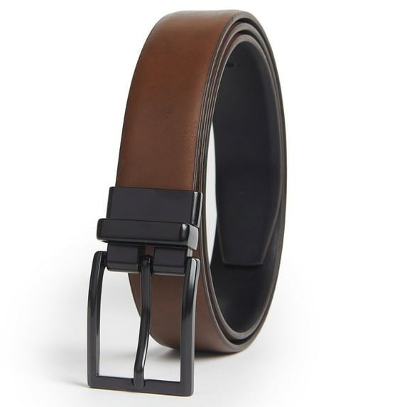 GIORGIO BRUTINI SLEEK CASUAL REVERSIBLE LEATHER BELT - SIZE: MEN L (36-40) New