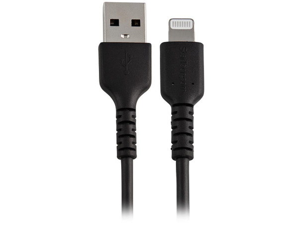 StarTech.com RUSBLTMM30CMB 30cm Durable USB A to Lightning Cable - Black USB