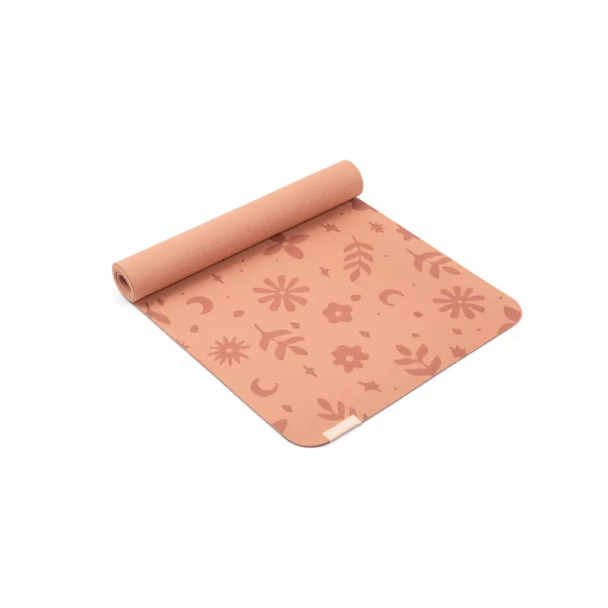 BLOGILATES BEGINNER LIGHTWEIGHT YOGA MAT - RUST (4MM)
