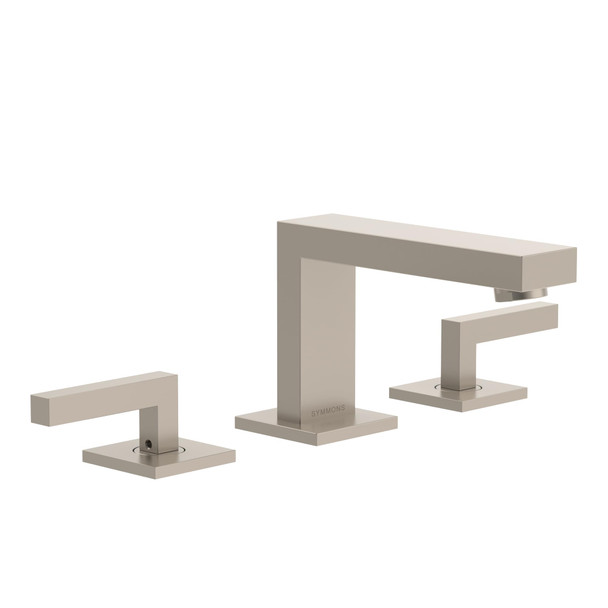 SYMMONS DURO WIDESPREAD TWO-HANDLE BATHROOM FAUCET, SATIN NICKEL, 1.0 GPM