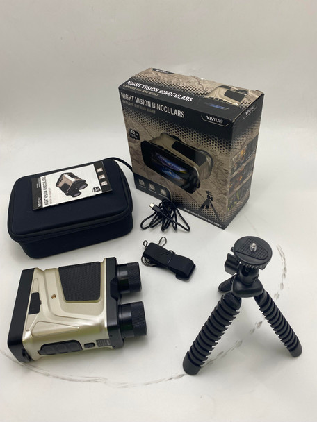 VIVITAR DIGITAL CAMERA BINOCULAR WITH 10X ZOOM AND NIGHT VISION, CAMERA - GOLD VIVITAR DIGITAL CAMERA BINOCULAR WITH 10X ZOOM AND NIGHT VISION, CAMERA - GOLD