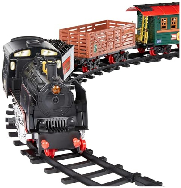 Amazon Basics Remote Control Steam Engine Hobby Train Set - 9011-01-AM - NEW New Amazon Basics Remote Control Steam Engine Hobby Train Set - 9011-01-AM - NEW New