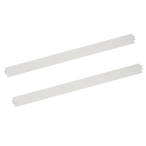 EVOLUR CONVERTIBLE CRIB WOODEN FULL SIZE BED RAIL, BRUSH WHITE