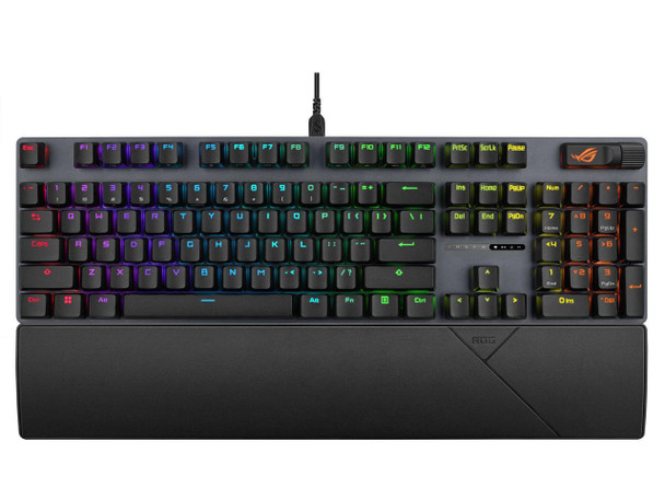ASUS ROG Strix Scope II X 100% Gaming Keyboard, hot-swappable pre-lubed NX Snow