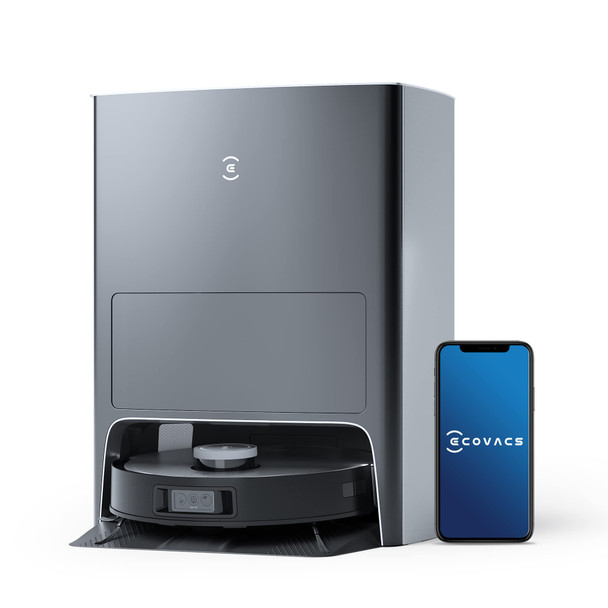 ECOVACS DEEBOT X1 OMNI ROBOT VACUUM MOP COMBO WITH SELF-EMPTYING - BLACK New