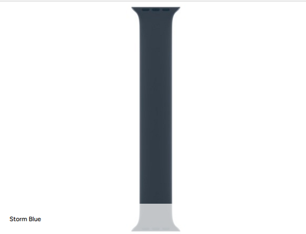 APPLE WATCH SOLO LOOP 45MM SIZE 11 - STORM BLUE New APPLE WATCH SOLO LOOP 45MM SIZE 11 - STORM BLUE New