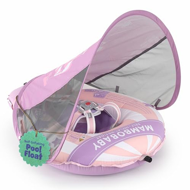 MAMBOBABYFLOAT Light Traveler 2025, Safe, Comfortable, Canopy, B503-66332 - PINK MAMBOBABYFLOAT Light Traveler 2025, Safe, Comfortable, Canopy, B503-66332 - PINK