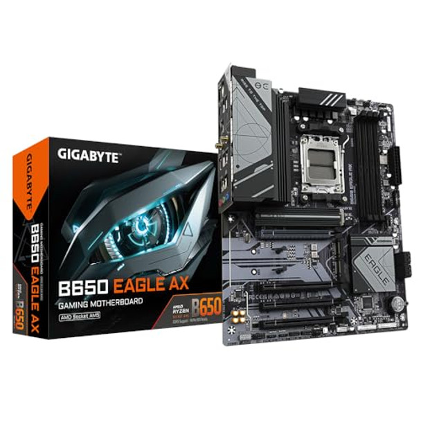 GIGABYTE B650EAGLEAX AMD AM5 SOCKET MOTHERBOARD WIFI 6E - BLACK GIGABYTE B650EAGLEAX AMD AM5 SOCKET MOTHERBOARD WIFI 6E - BLACK