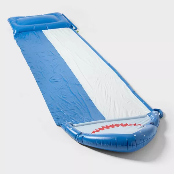 SUN SQUAD SHARK WATER SLIDE - BLUE,WHITE,RED