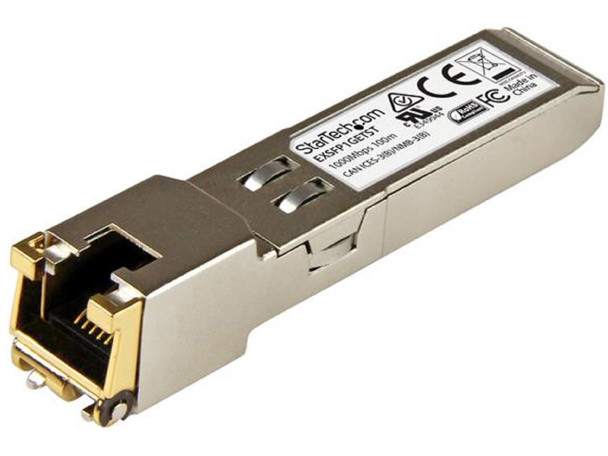 StarTech EXSFP1GETST Juniper EX-SFP-1GE-T Compatible - Gigabit - Copper SFP -