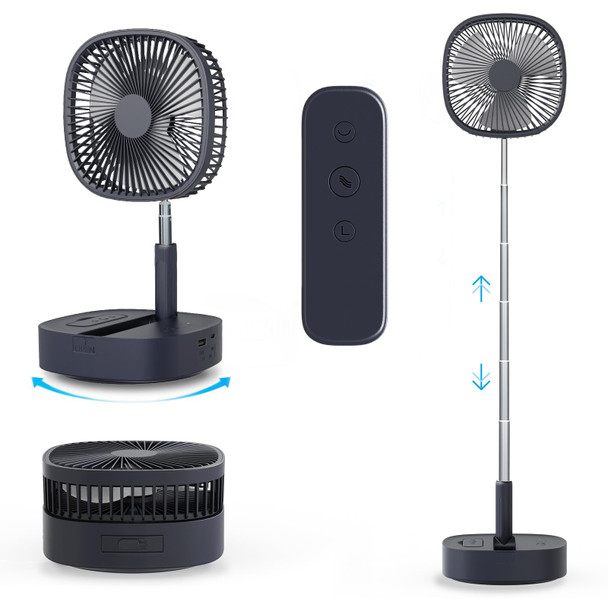 MAGESH PORTABLE OSCILLATING PEDESTAL FAN＆REMOTE 3-IN-1 STANDING FAN - DARK BLUE