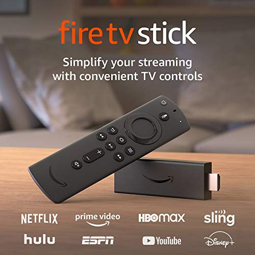 AMAZON FIRE TV STICK AMAZON ALEXA VOICE REMOTE, S3L46N - BLACK New