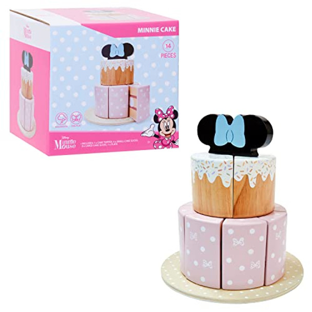 Disney Wooden Toys Minnie Mouse Tea Set, 13 Pieces Ages 3+ Just Play New Disney Wooden Toys Minnie Mouse Tea Set, 13 Pieces Ages 3+ Just Play New