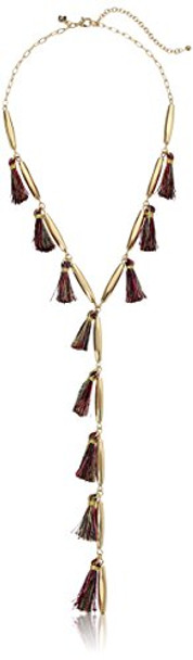 REBECCA MINKOFF MULTI TASSEL Y-SHAPED NECKLACE - GOLD New REBECCA MINKOFF MULTI TASSEL Y-SHAPED NECKLACE - GOLD New