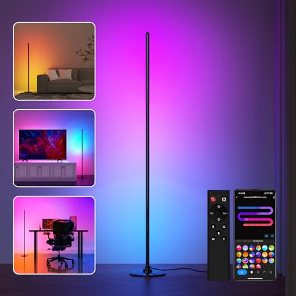 LANMONLILY LED Floor Lamp Corner Lamp RGB RED,GREEN,BLUE LANMONLILY LED Floor Lamp Corner Lamp RGB RED,GREEN,BLUE