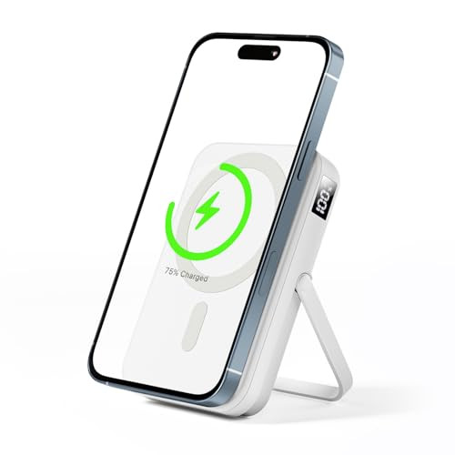 IFIDOL FOR MAGSAFE BATTERY PACK, 10000MAH MAGNETIC CHARGER WITH STAND