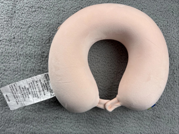 OPEN STORY MEMORY FOAM TRAVEL NECK PILLOW - OPEN STORY - PINK