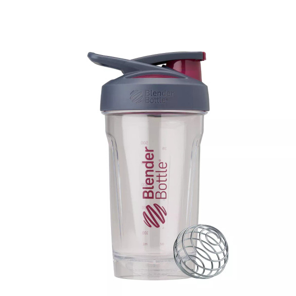‎BLENDERBOTTLE BLENDER BOTTLE STRADA TRITAN 24OZ - CLEAR/PLUM