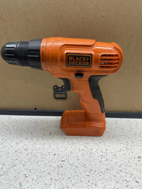 BLACK AND DECKER DECKER LD120 TYPE 1 DRILL/DRIVER, TOOL ONLY - ORANGE AND BLACK