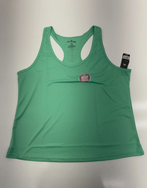 GALAXY BY HARVIC WOMENS GREEN ATHLETIC TANK - SIZE 3X-LARGE - MINT New