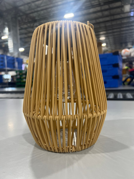 GENERIC SOLAR LANTERN OUTDOOR WATERPROOF HANGING SOLAR LIGHT - WOOD