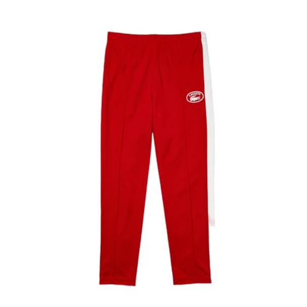 LACOSTE MEN'S CORE COLLECTION REGULAR FIT TRACK PANTS SIZE LARGE RED New LACOSTE MEN'S CORE COLLECTION REGULAR FIT TRACK PANTS SIZE LARGE RED New