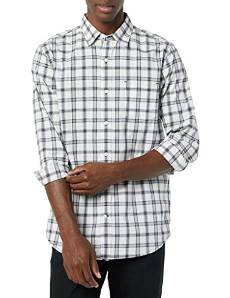 AMAZON ESSENTIALS MEN'S LONG-SLEEVE SLIM-FIT STRETCH STYLESHEET - SIZE: XL New AMAZON ESSENTIALS MEN'S LONG-SLEEVE SLIM-FIT STRETCH STYLESHEET - SIZE: XL New