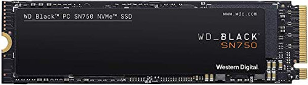 WESTERN DIGITAL WD - BLACK SN750 NVME SSD 1TB WDBRPG0010BNC-WRSN - BLACK WESTERN DIGITAL WD - BLACK SN750 NVME SSD 1TB WDBRPG0010BNC-WRSN - BLACK