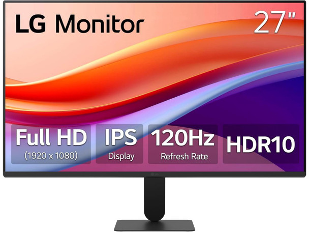 LG 27U411A-B 27-inch Full HD (1920 x 1080) IPS Computer Monitor, 120Hz, HDR10,