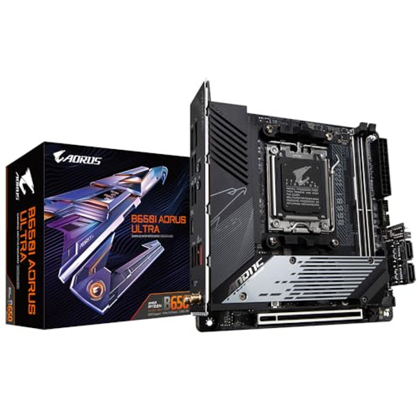 AORUS GIGABYTE Motherboard B650I AORUS ULTRA MATX - Black New