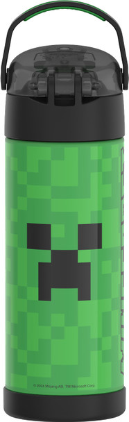 THERMOS LICENSED FUNTAINER HYDRATION BOTTLE, 16 OZ - MINECRAFT